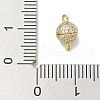 Rack Plating Round Brass Micro Pave Cubic Zirconia Magnetic Clasps KK-L224-070G-4