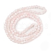 Frosted Crackle Glass Beads Strands X1-GLAA-U001-8mm-M12-3