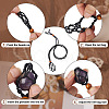 Yilisi 6Pcs Adjustable Braided Waxed Cord Macrame Pouch Necklace Making FIND-YS0001-10-4