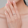 925 Sterling Silver Micro Pave Cubic Zirconia Finger Rings for Women FS-WGD3007-02-1