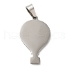Non-Tarnish 304 Stainless Steel Pendants STAS-C079-09P-1
