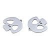 Non-Tarnish 201 Stainless Steel Pendants STAS-N098-092P-3