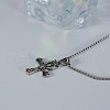 Ankh Cross with Eye of Ra 304 Stainless Steel Pendant Necklaces for Men FS-WG3C167-01-3