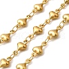 304 Stainless Steel Heart Link Chains CHS-C016-30G-1