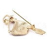 Zinc Alloy Crystal Rhinestone Brooches JEWB-I031-08B-3