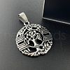 Stainless Steel Tree of Life Pendant Vintage Punk Fashion Personality Necklaces ZM5321-3