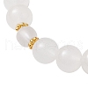 2Pcs 2 Styles Glass Round Beads Stretch Bracelets BJEW-JB11867-5