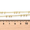 2.5MM Brass Flat Round Twisted Chain Necklaces NJEW-M108-26G-3