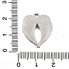 304 Stainless Steel Pendants STAS-Q362-10P-3