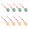 AHADERMAKER 20Pcs 2 Style Polyester Cord Chain Phone Case Chain MOBA-GA0001-01-1