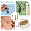 Natural Quartz Crystal & Tiger Eye & Sodalite & Alloy Enamel Pendant Decoration HJEW-NB00178-6