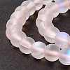 Synthetic Moonstone Beads Strands G-E573-01A-04-3