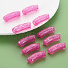 Transparent Crackle Acrylic Beads CACR-S009-001B-N82-6