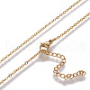 304 Stainless Steel Pendant Necklaces NJEW-F264-05G-3