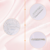 CHGCRAFT 100Pcs Alloy Crystal Rhinestone Spacers Bars FIND-CA0009-71B-4