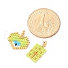 2Pcs Handmade Loom Pattern MIYUKI Glass Seed Beads PALLOY-MZ00607-02-4