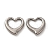 Non-Tarnish Valentine's Day 304 Stainless Steel Linking Rings STAS-E193-04P-1
