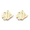 201 Stainless Steel Pendants STAS-T052-49G-2