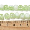 Crackle Glass Beads Strands X1-GLAA-U001-8mm-09-4