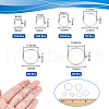 Unicraftale 6 Styles 304 Stainless Steel Jump Rings STAS-UN0057-99-3