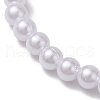 4Pcs 4 Styles Electroplate Glass & Imitated Pearl Acrylic Beaded Stretch Bracelet Sets BJEW-JB10415-5