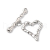 Brass Toggle Clasps KK-P234-68P-3