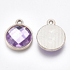 UV Plating Acrylic Pendants OACR-T005-88KC-2