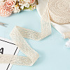 12 Yards Cotton Rhombus Lace Ribbons DIY-WH0580-03-5