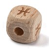 Natural Wood Constellation Beads WOOD-M002-12-2