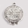 Tibetan Style Alloy Pendants TIBE-X0019-09-3