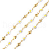 304 Stainless Steel Enamel Link Chains CHS-P016-12G-1