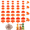 GOMAKERER 54 Sets 4 Styles Plastic Craft Duck Mouth DIY-GO0002-16-1
