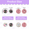   DIY Polymer Clay Rhinestone & Gold Sand Lampwork Beads Making Findings Beads Kits RB-PH0001-59-2