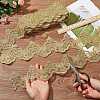  7.5 Yards Polyamide Flower Embroidery Lace Trim for Garment Accessories OCOR-NB0002-02-3