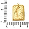 304 Stainless Steel Pendants STAS-V004-14G-02-3