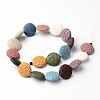 Natural Lava Rock Bead Strands G-L435-06-2