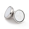 Anti-Tarnish Rhodium Plated 925 Sterling Silver Magnetic Clasps STER-A001-02A-P-3