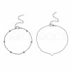 Heart Alloy Link Double Layer Anklets for Women FS-WGF1FB1-02-2