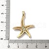 Brass Micro Pave Clear Cubic Zirconia Pendants KK-B138-01G-03-3