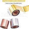 SUPERFINDINGS 3 Rolls 3 Colors Heat Transfer Vinyl Sheets DIY-FH0003-44-2