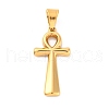 304 Stainless Steel Pendants STAS-L286-07G-1
