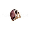 Alloy Rhinestone Finger Rings EW8675-1-2