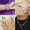 Two Tone Transparent Crackle Acrylic Beads CACR-TA0001-01-20