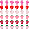 SUNNYCLUE 36Pcs 6 Colors Resin Imitation Fruit Pendants RESI-SC0003-17-1