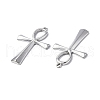 304 Stainless Steel Pendants STAS-C066-10P-3