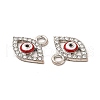 Alloy Rhinestone Enamel Pendants ENAM-M053-04P-3