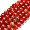 Dyed Natural Agate Beads Strands G-G203-03-2