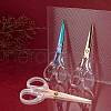 Stainless Steel Scissors TOOL-WH0134-53RG-4