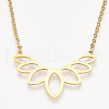 201 Stainless Steel Pendant Necklaces NJEW-T009-JN063-2-40-1