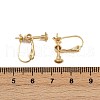 Brass Clip-on Earring Findings KK-P310-28G-3